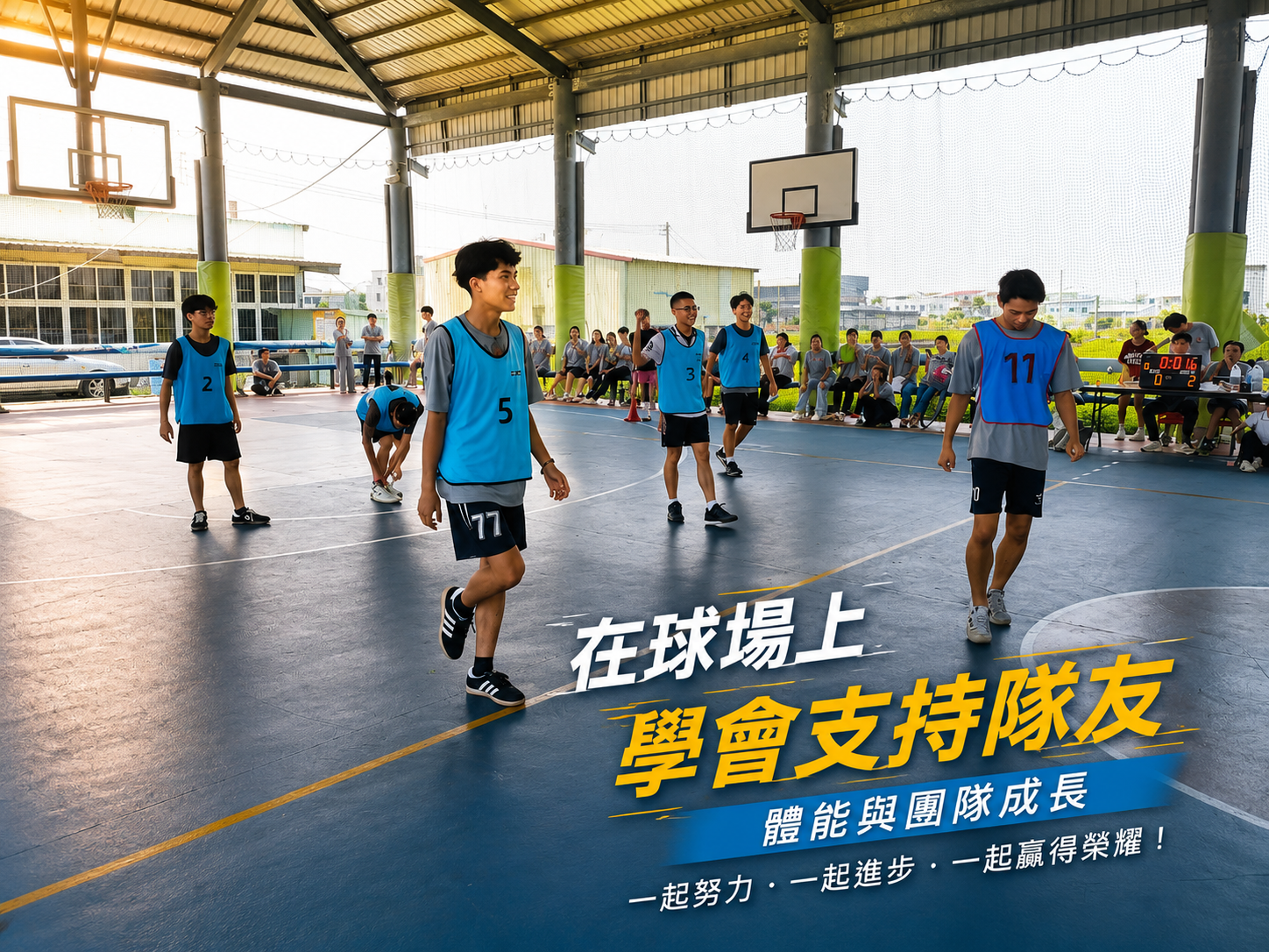 在球場上學會支持隊友：體能與團隊成長